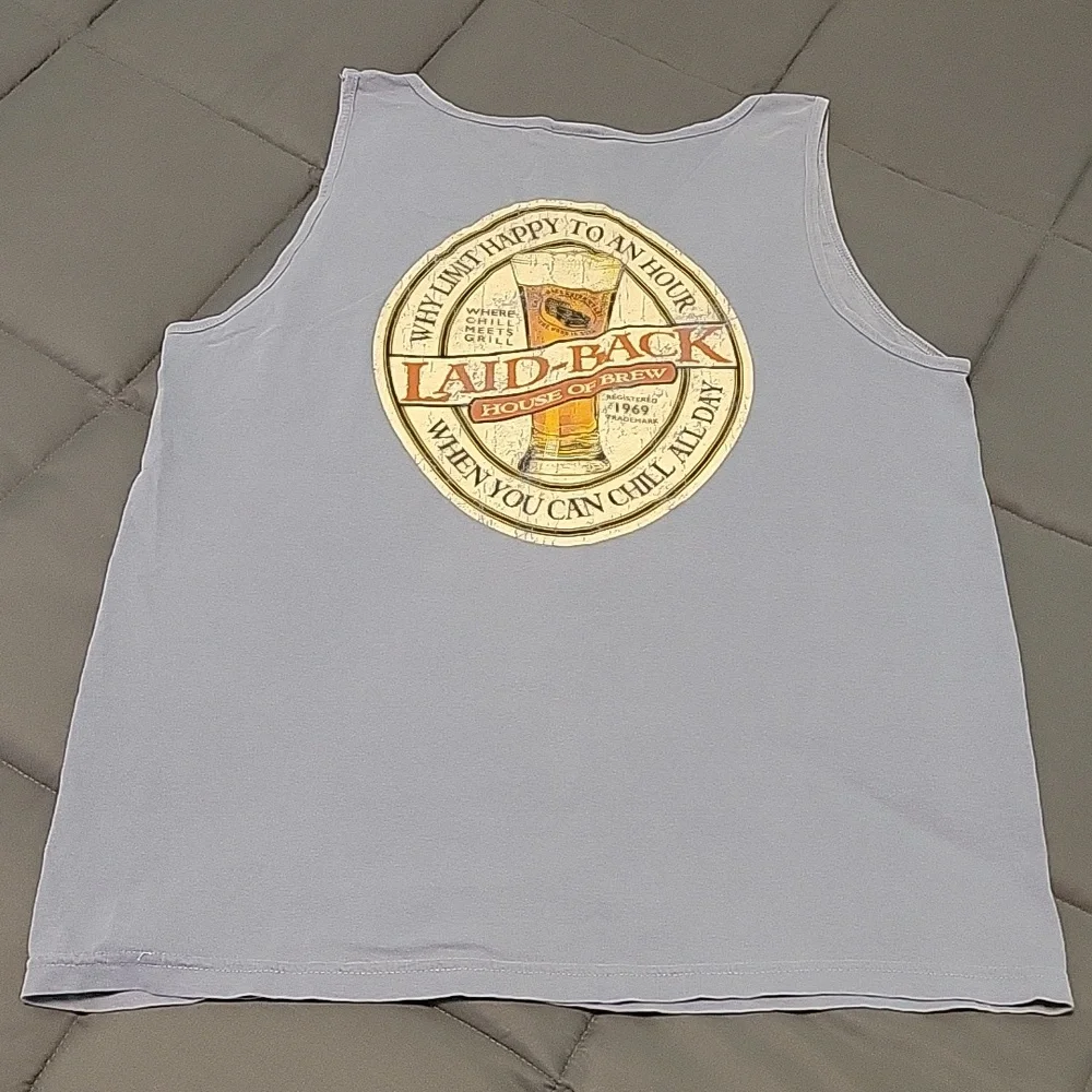 Comfort Colors Laid-back Chill Happy Hour Grill Brew 1969 Cotton Tank Top